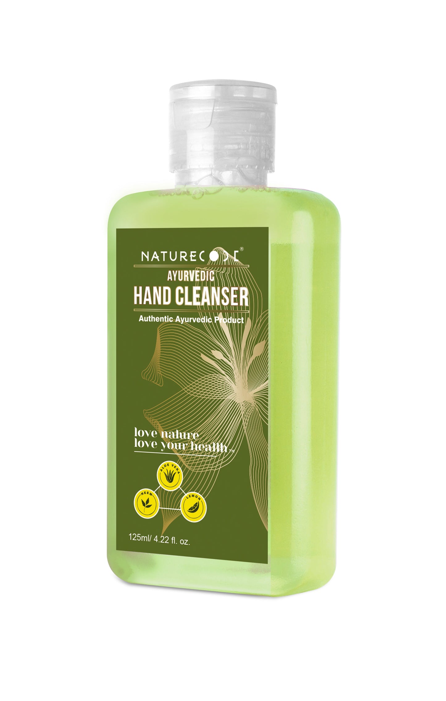 Ayurvedic Hand Cleanser (125ml) Naturecodeindia