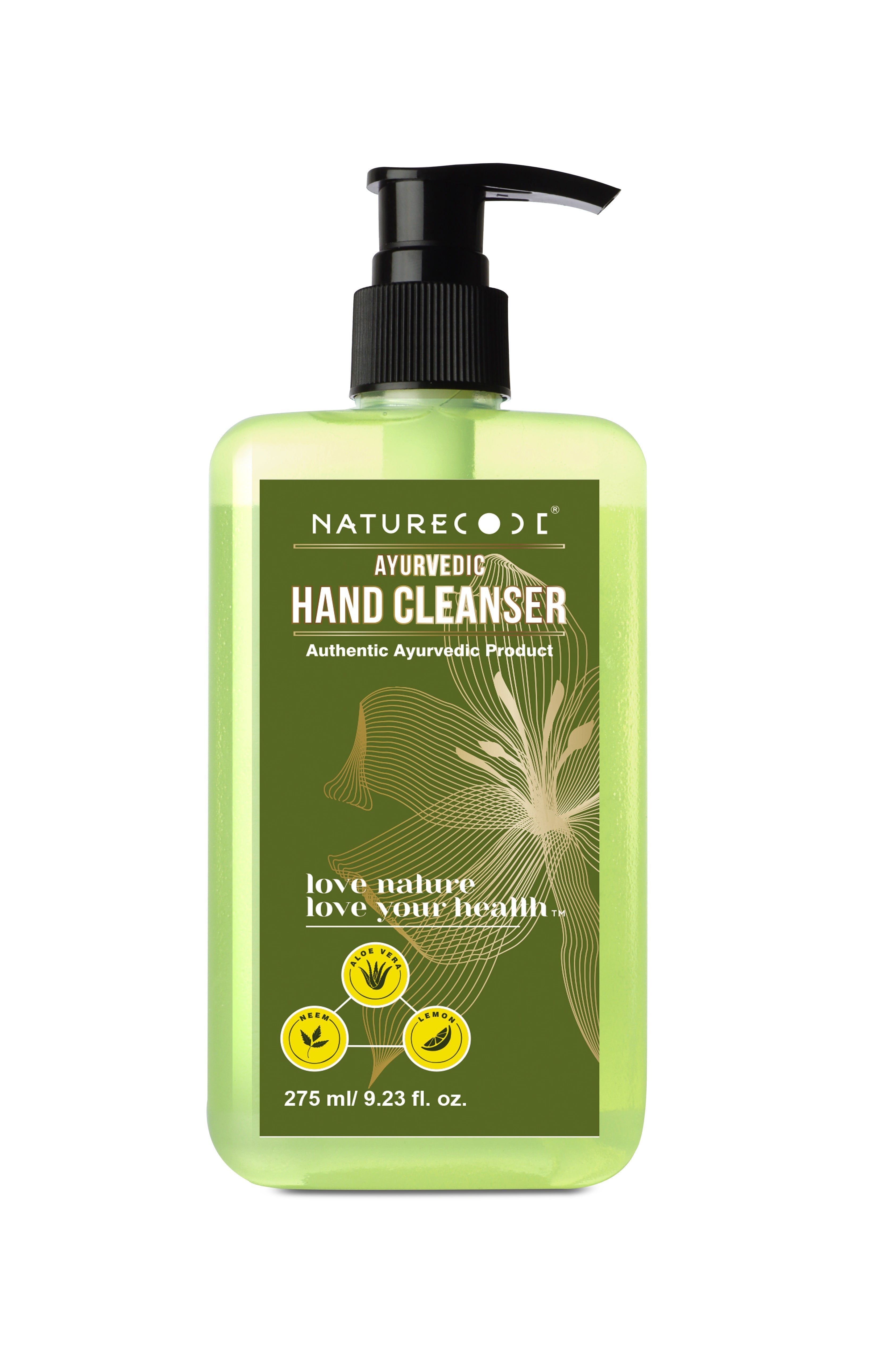Ayurvedic Hand Cleanser (275ml) Naturecodeindia