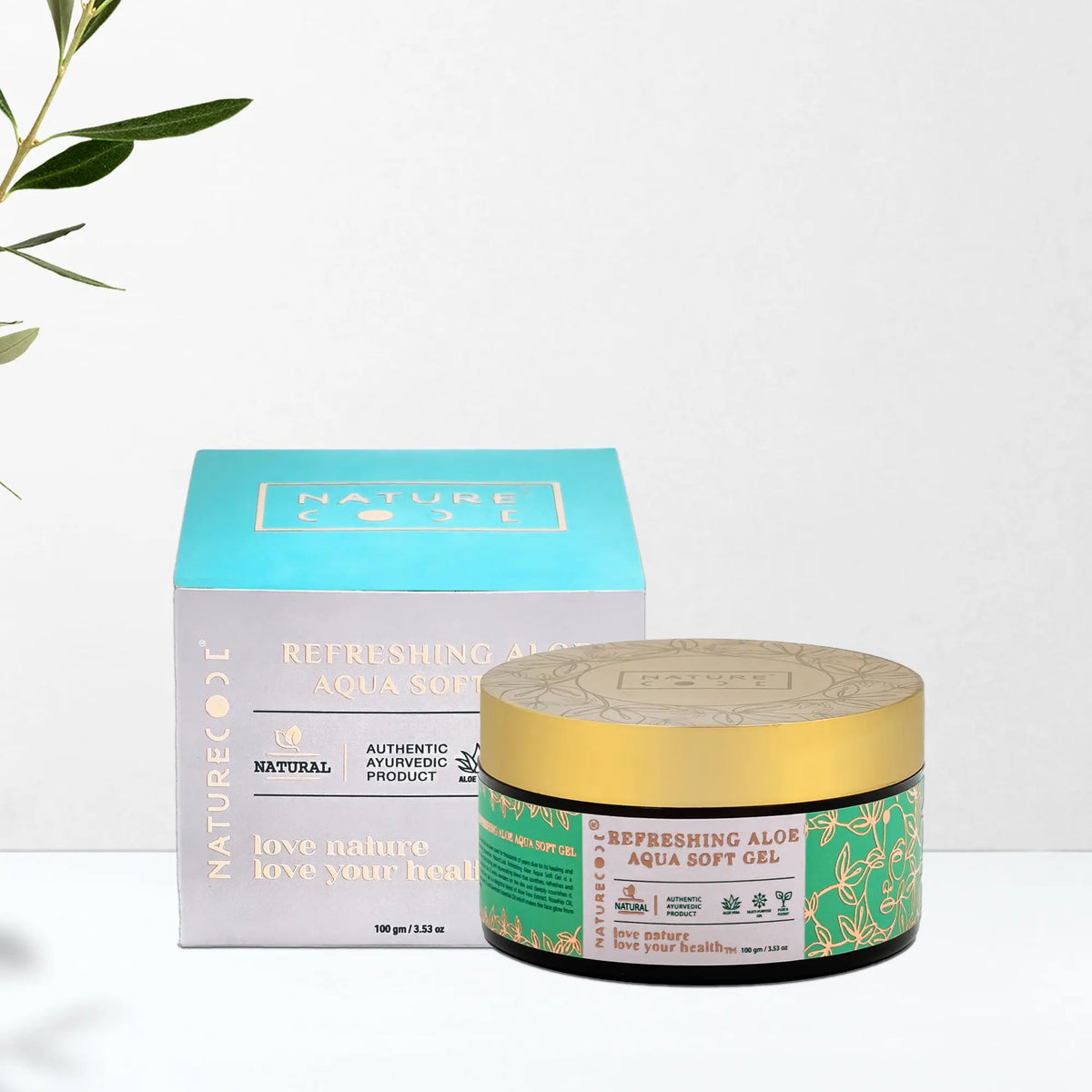 Refreshing Aloe Aqua Face Gel Naturecodeindia