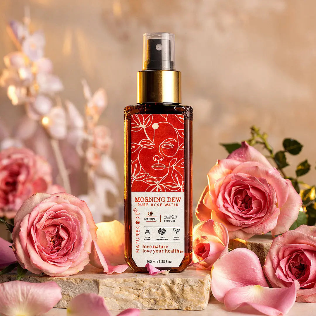 Morning Dew Pure Rose Water Naturecodeindia