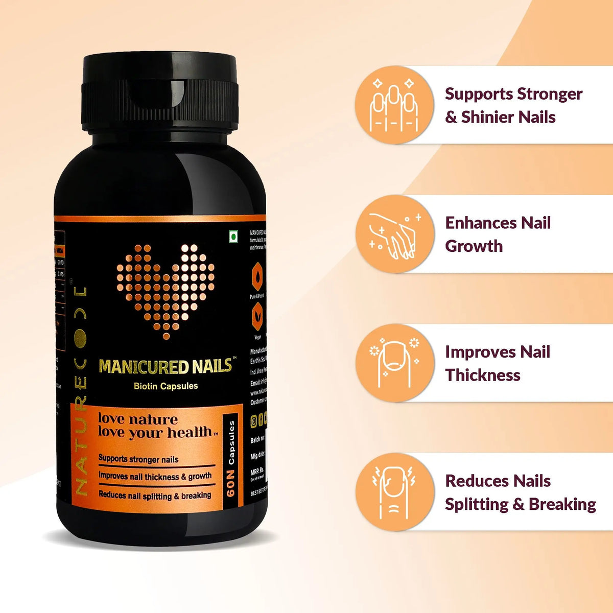 Manicured Nails® Naturecodeindia