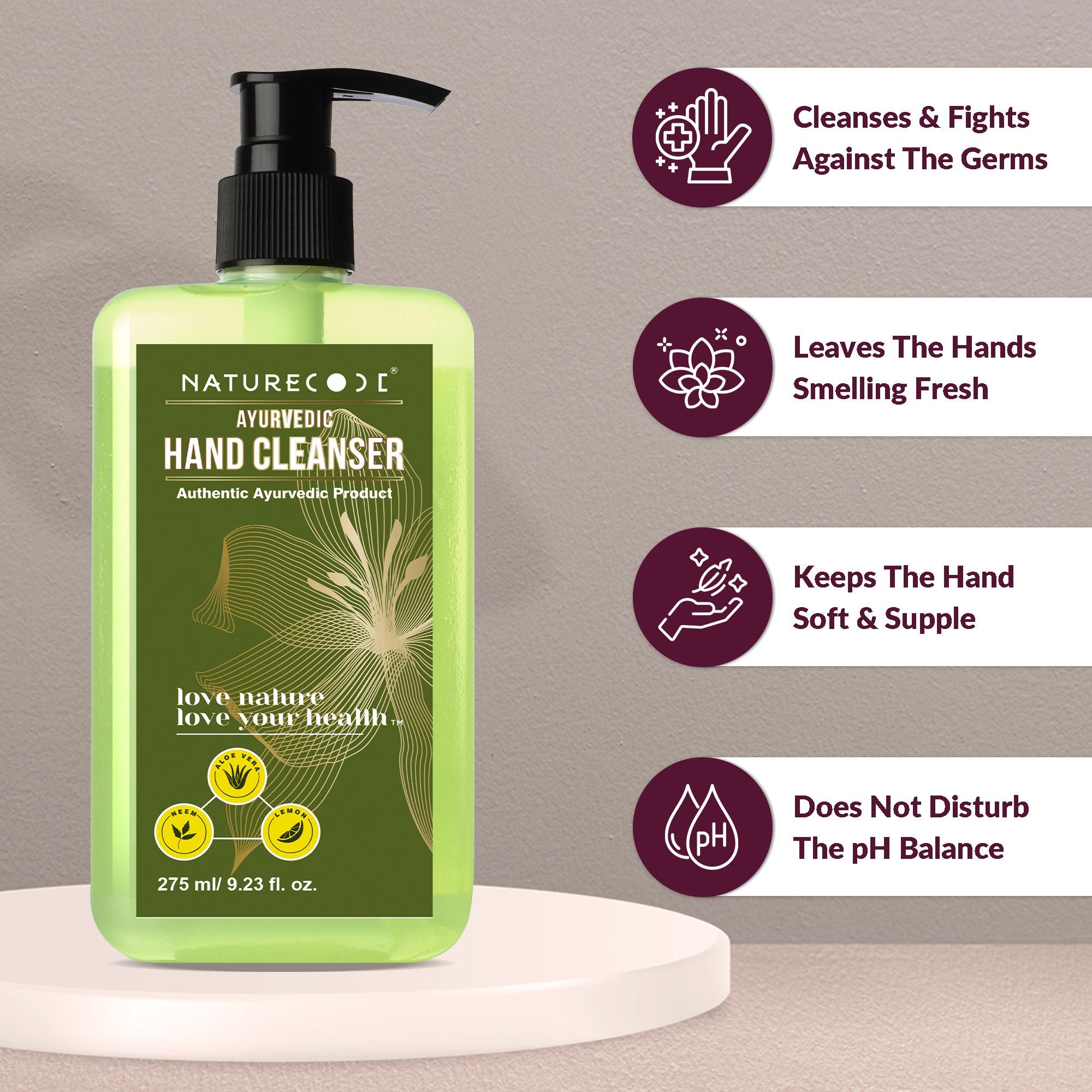 Ayurvedic Hand Cleanser (275ml)