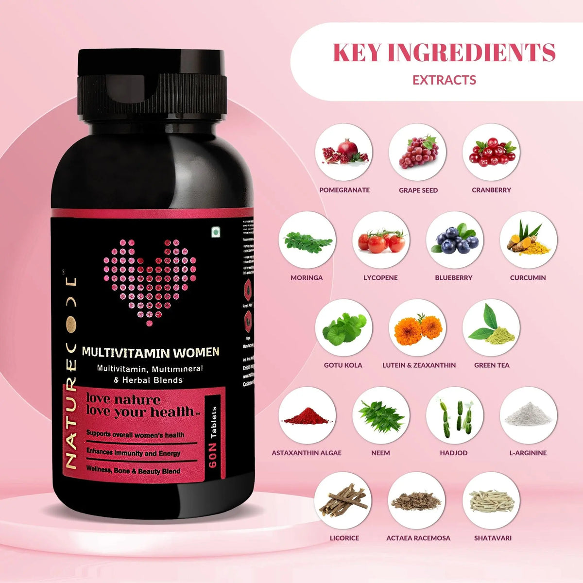Multivitamin Women Naturecodeindia