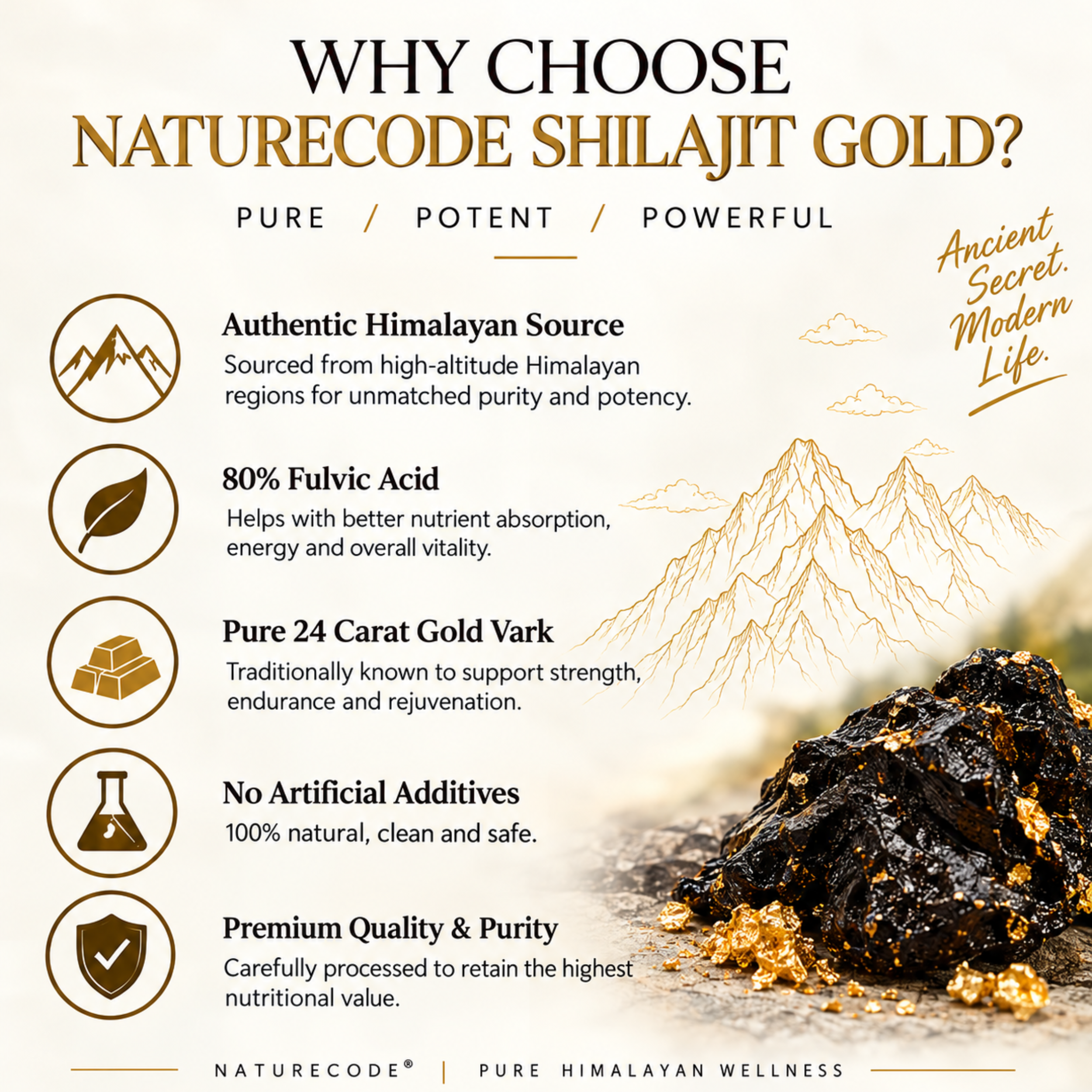 Shilajit Gold Resin