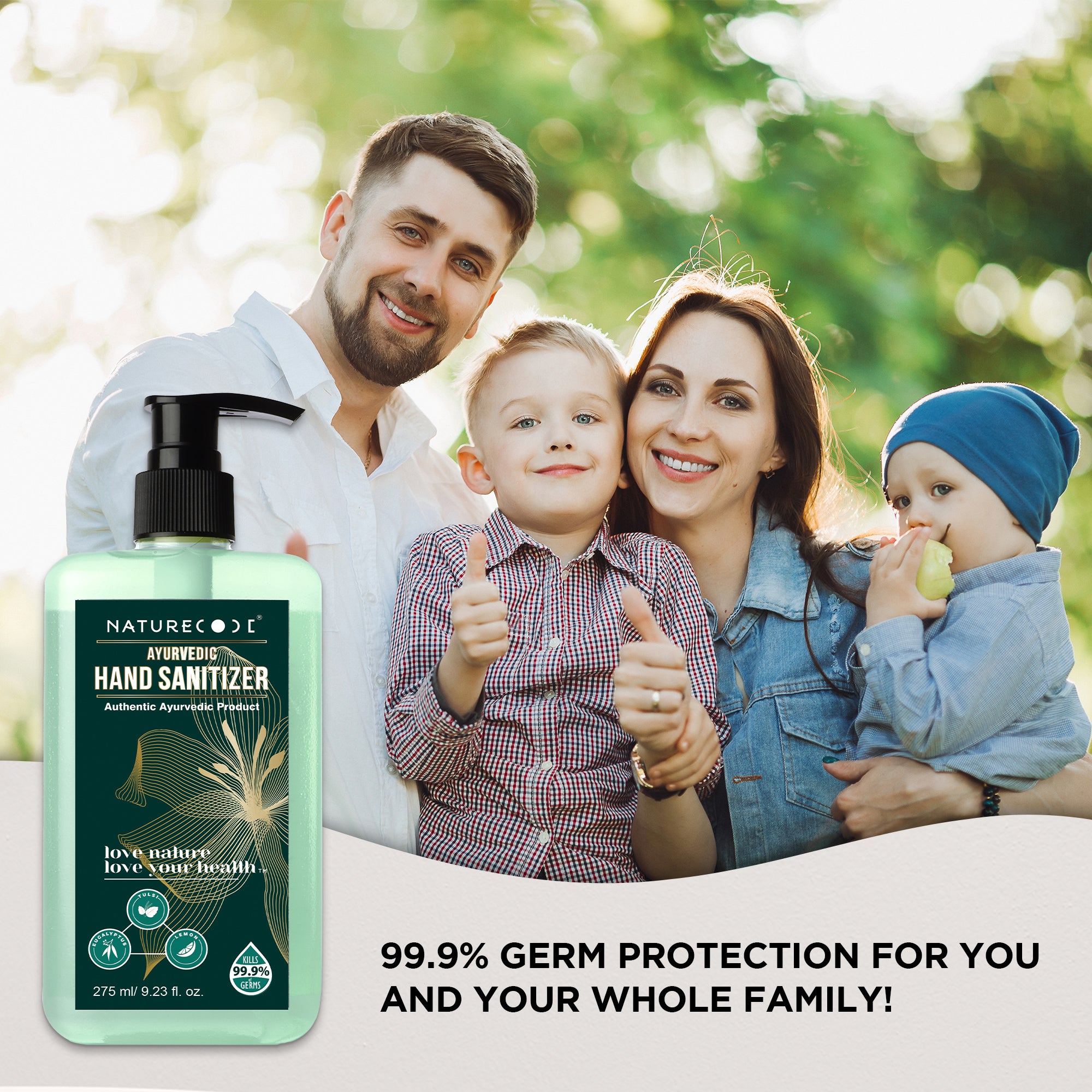 Ayurvedic Hand Sanitizer (275ml)
