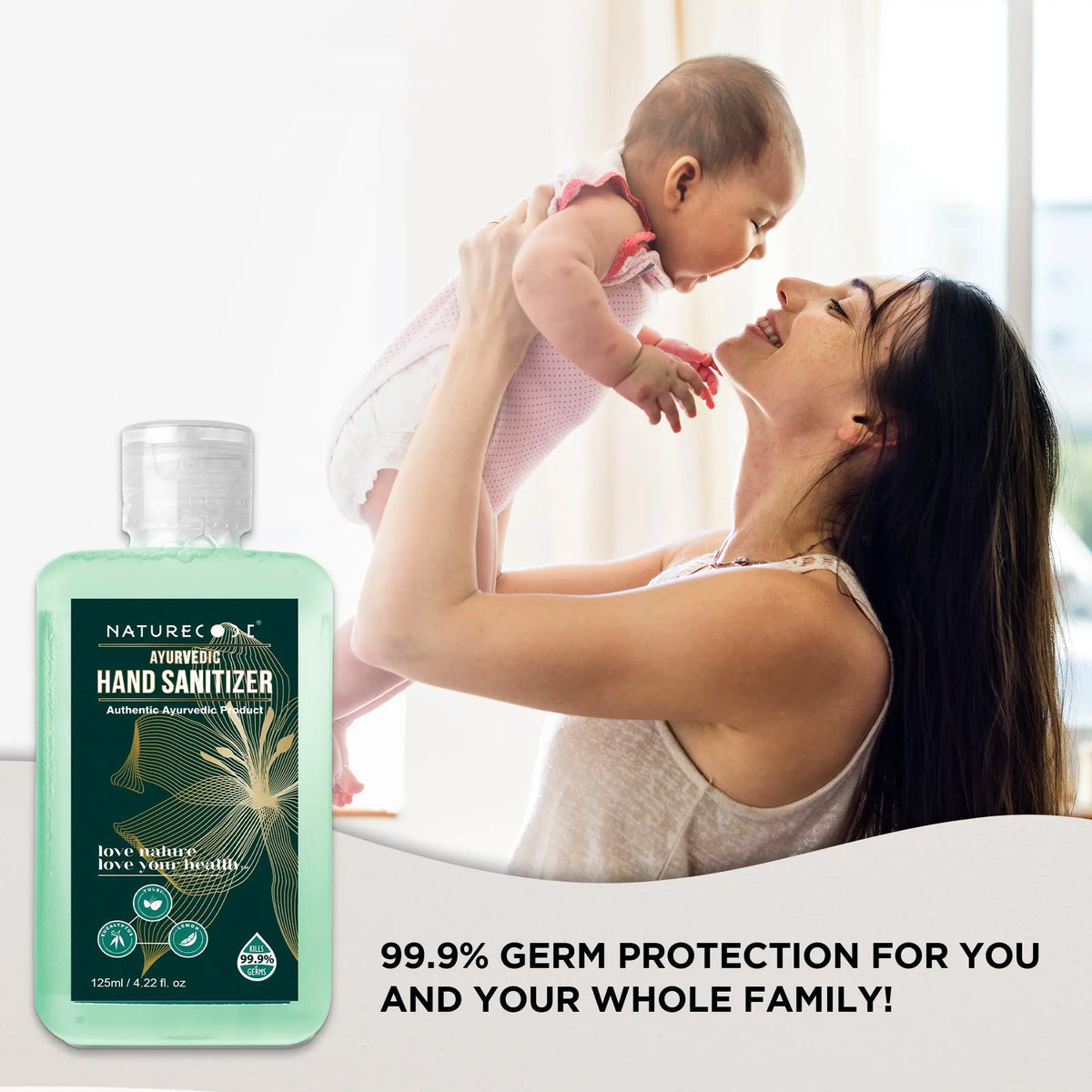 Ayurvedic Hand Sanitizer(125ml) Naturecodeindia