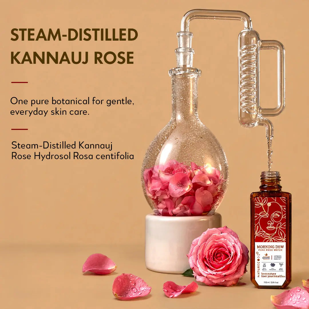 Morning Dew Pure Rose Water Naturecodeindia