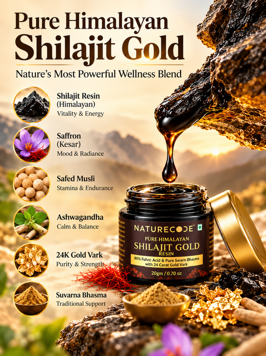 Shilajit Gold Resin for Women — ingredients creative