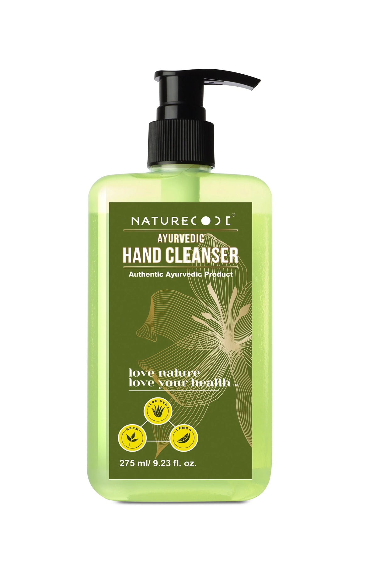Ayurvedic Hand Cleanser (275ml) Naturecodeindia
