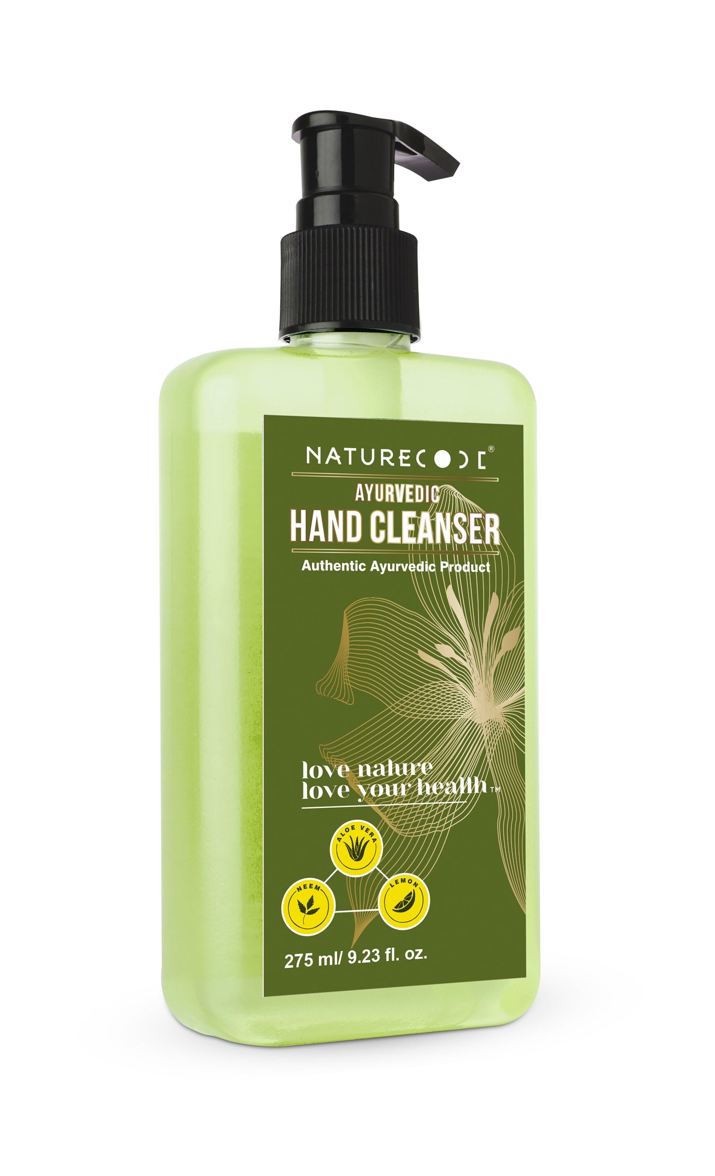 Ayurvedic Hand Cleanser (275ml) Naturecodeindia
