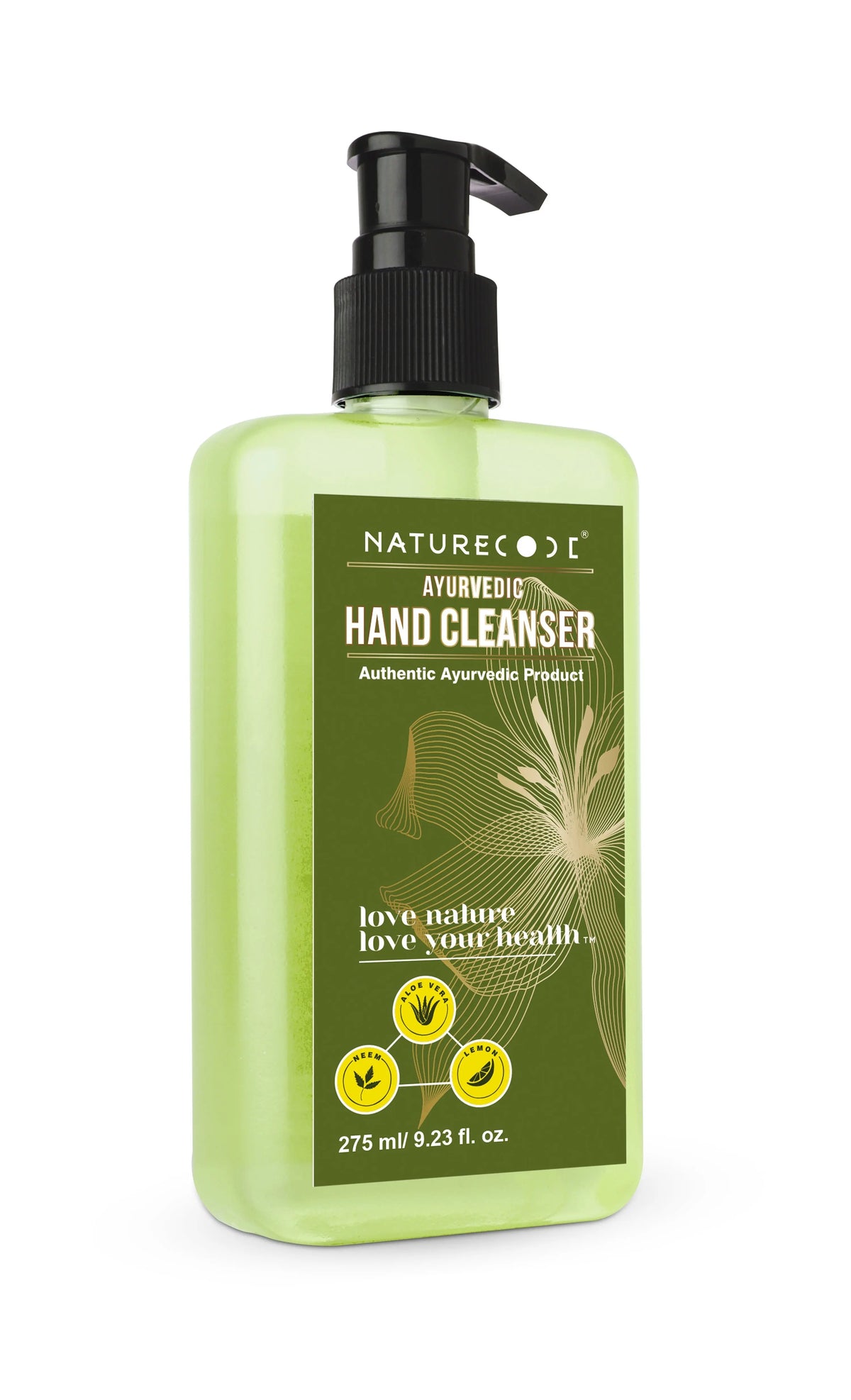 Ayurvedic Hand Cleanser (275ml) Naturecodeindia