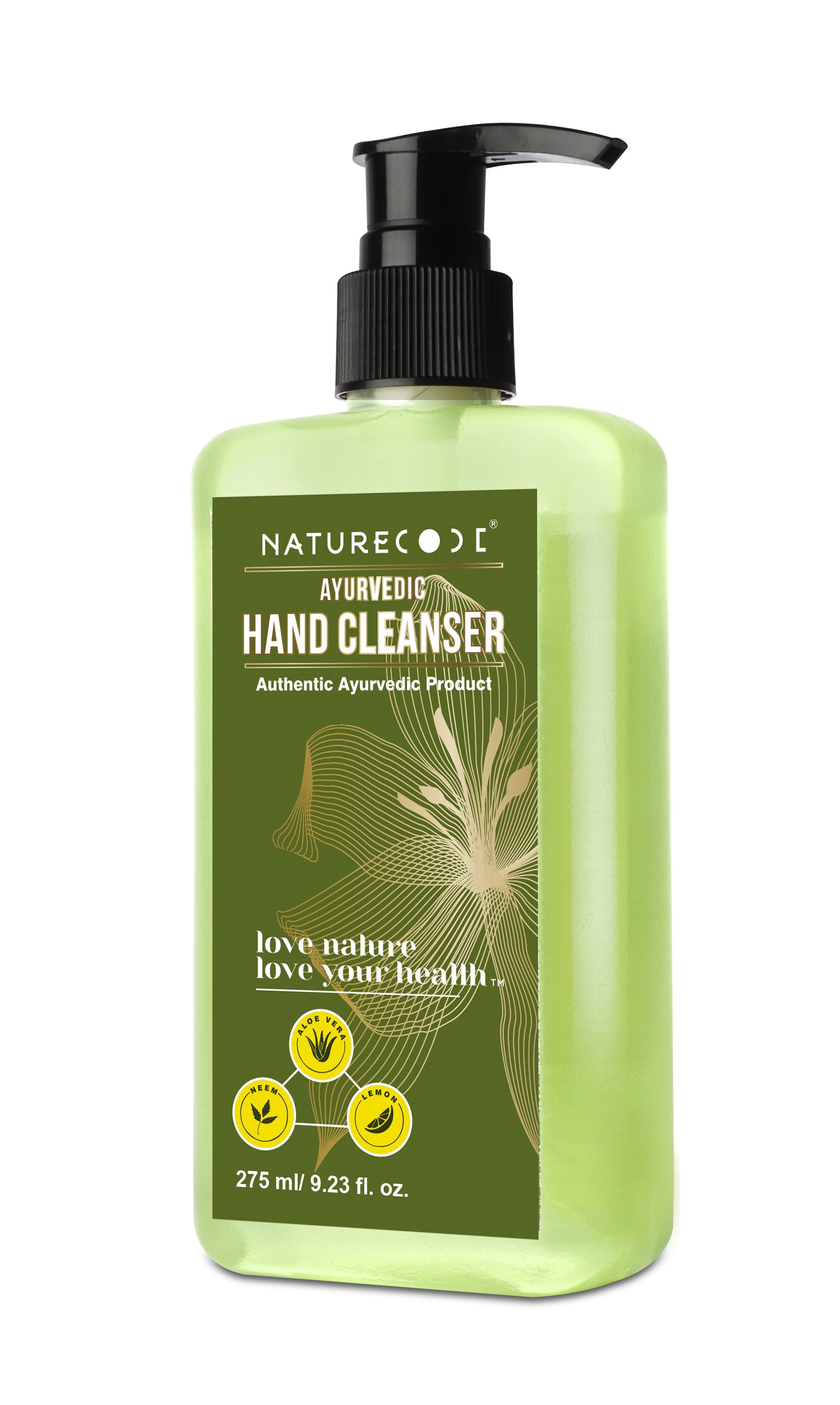 Ayurvedic Hand Cleanser (275ml) Naturecodeindia