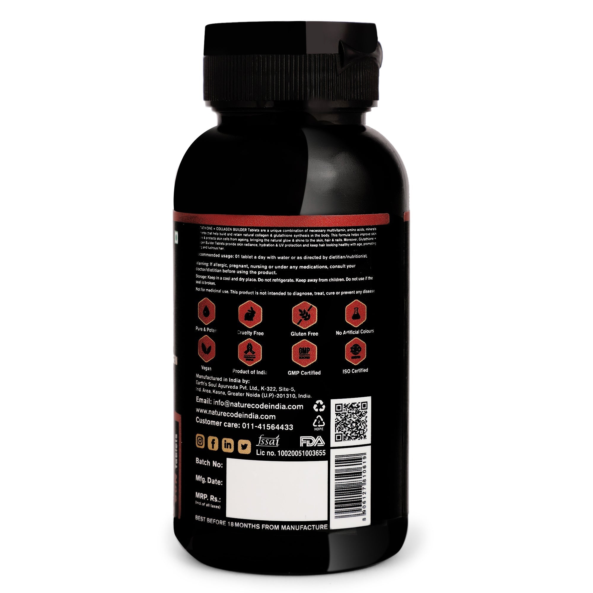 Glutathione + Collagen Builder Naturecodeindia