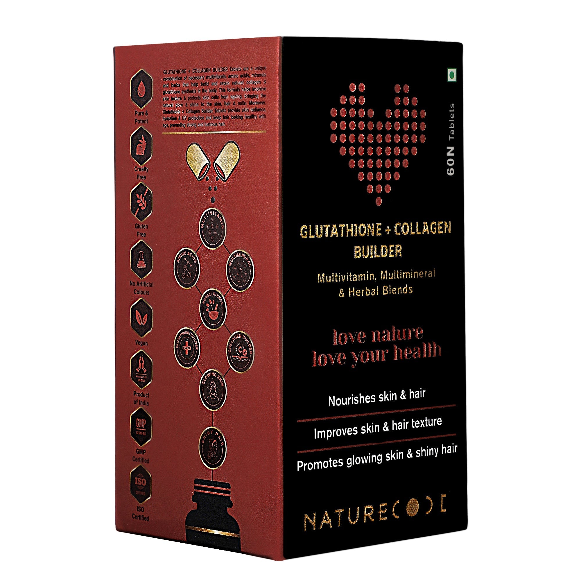 Glutathione + Collagen Builder Naturecodeindia