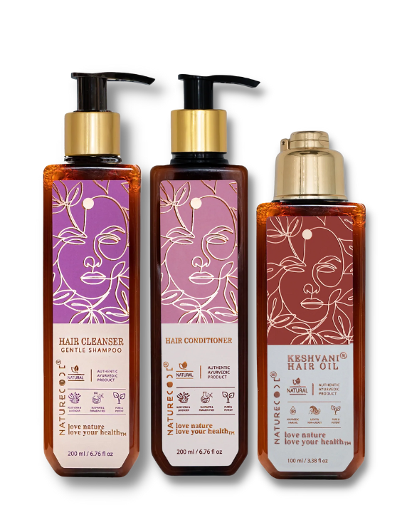 Hair Cleanser, Hair Conditioner & Keshvani Hair Oil
